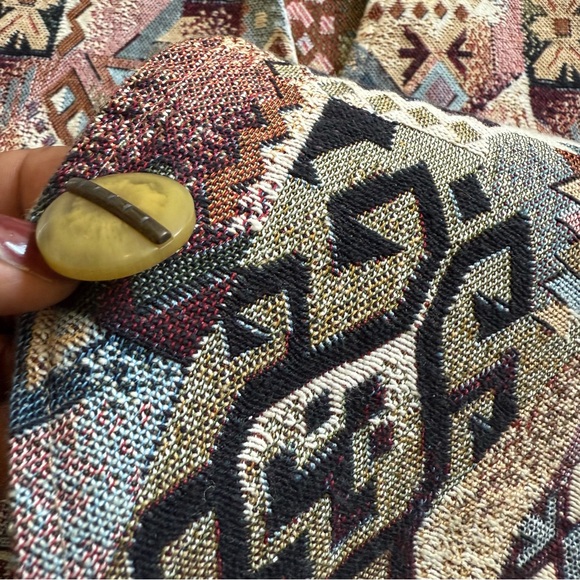 Vintage Patchwork Cottage Core Vest y2k 90s - Picture 9 of 10